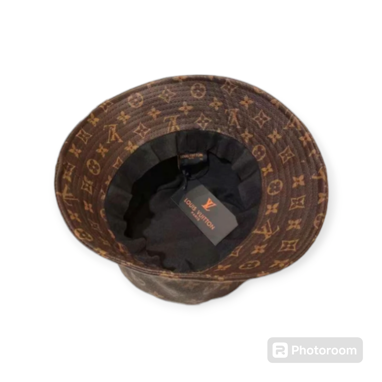 LV Designer Inspired leather bucket hat