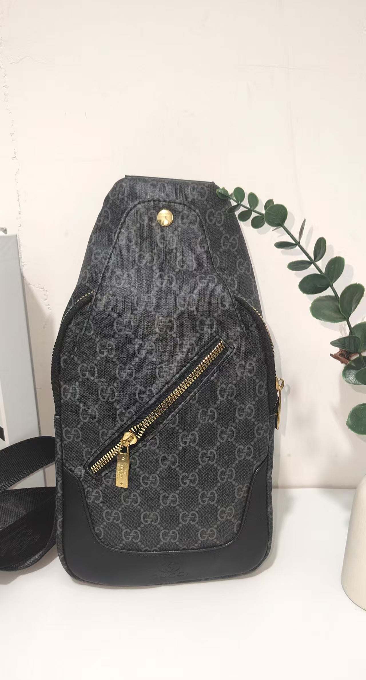 Men Designer Inspired Sling Shoulder Bag