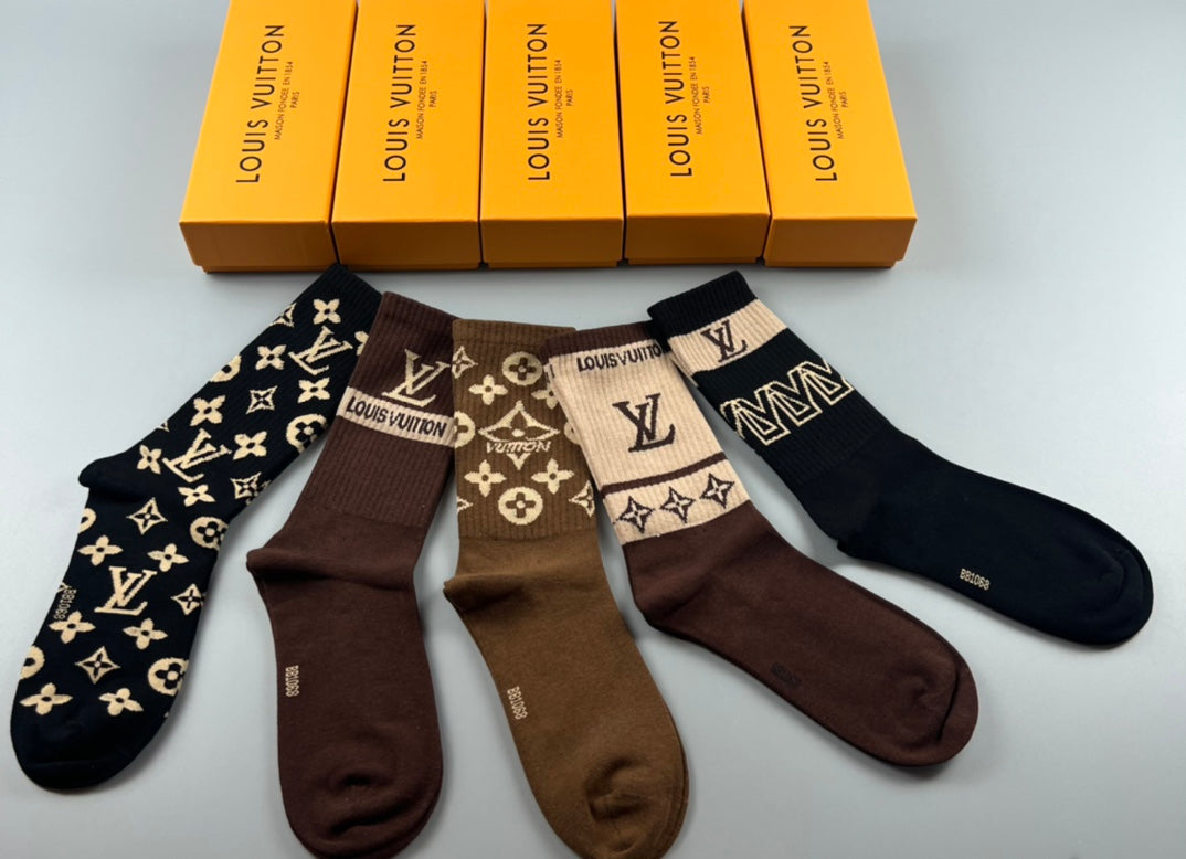 LV inspired Socks
