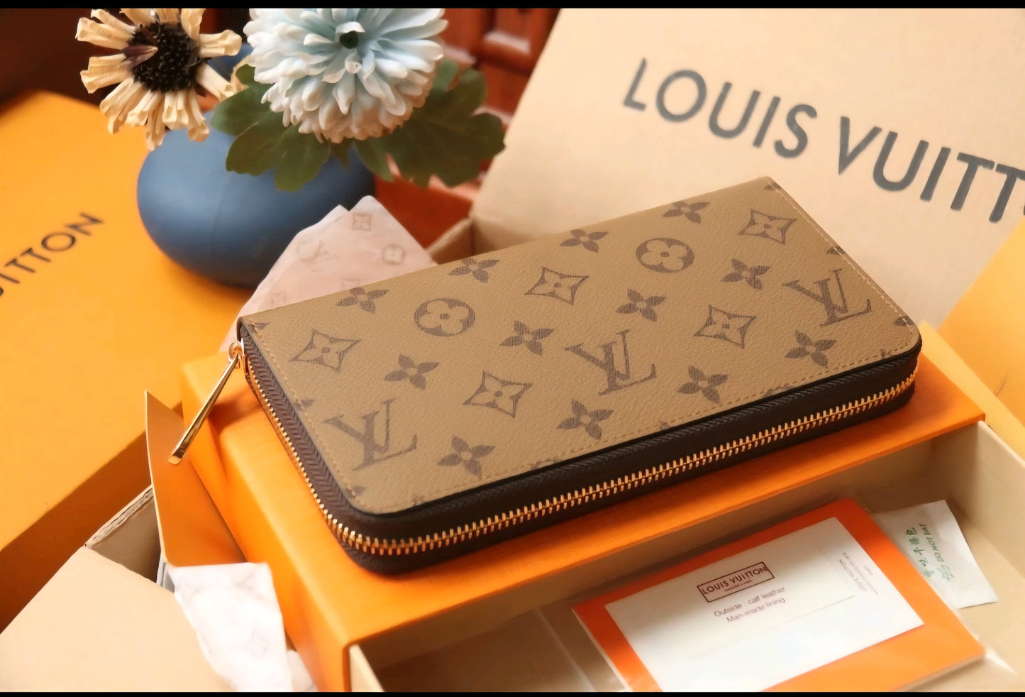 LV Designer Inspired Wallet