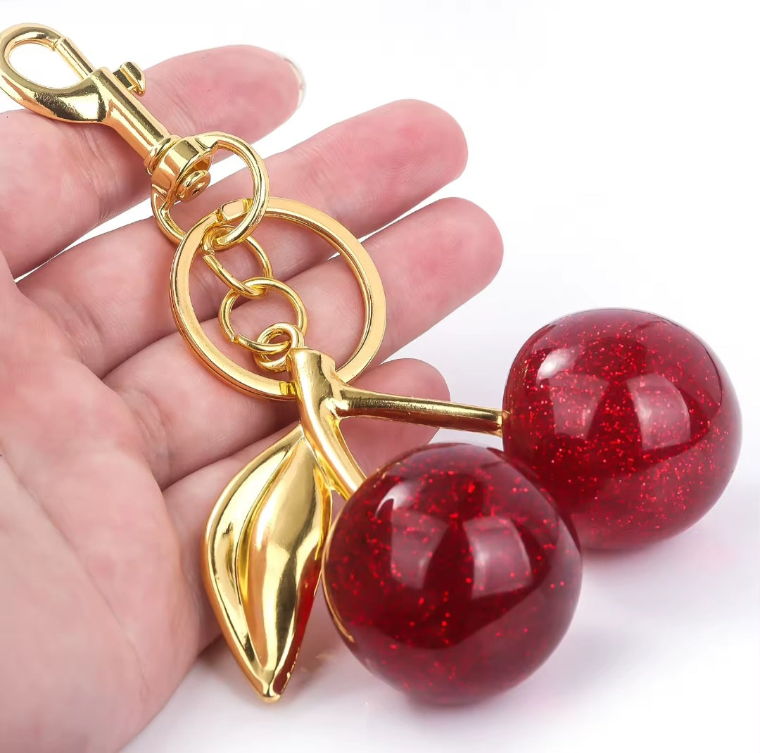 Cherry 🍒 Handbag and Keychain Charms