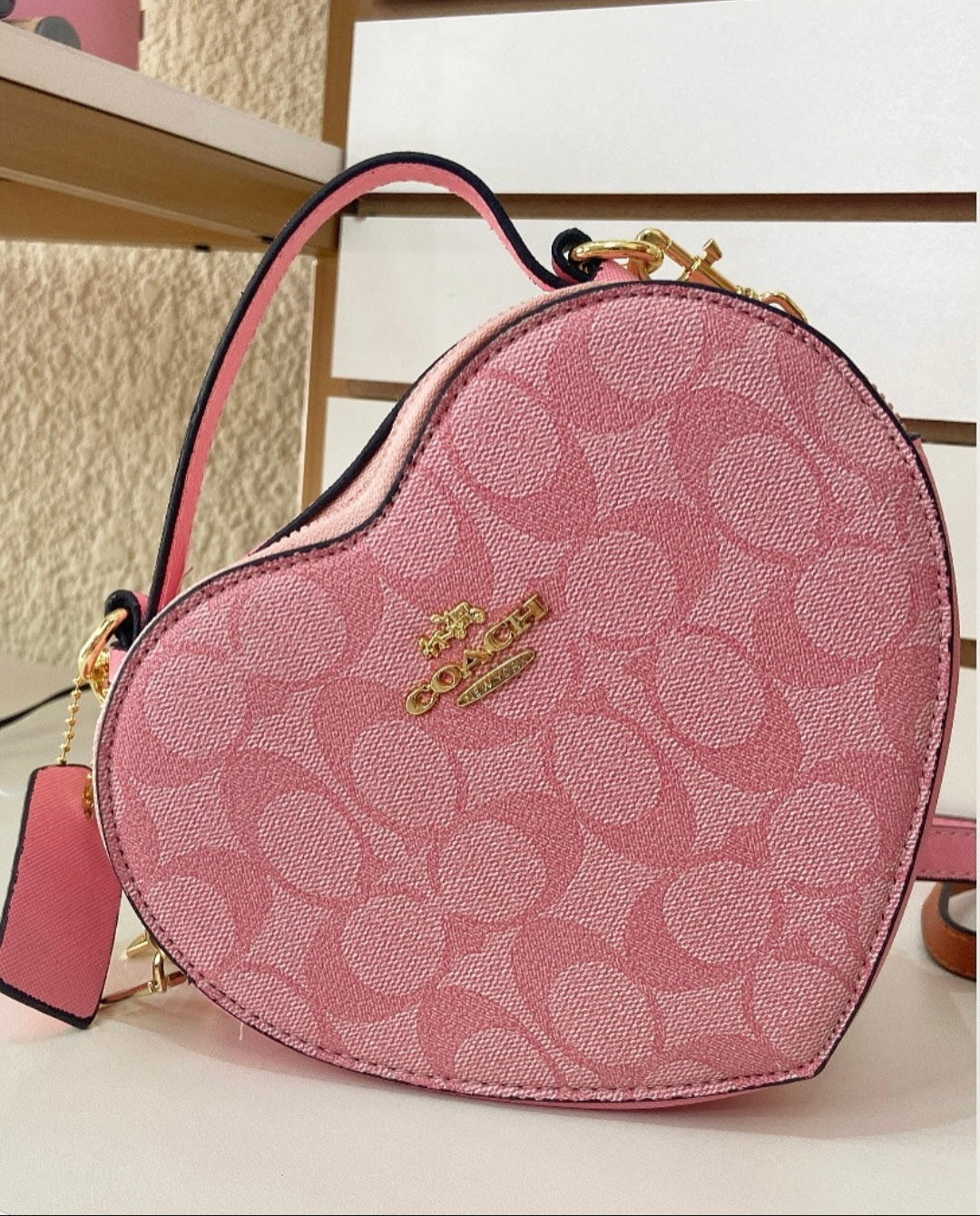 Coach Heart Shape handbag