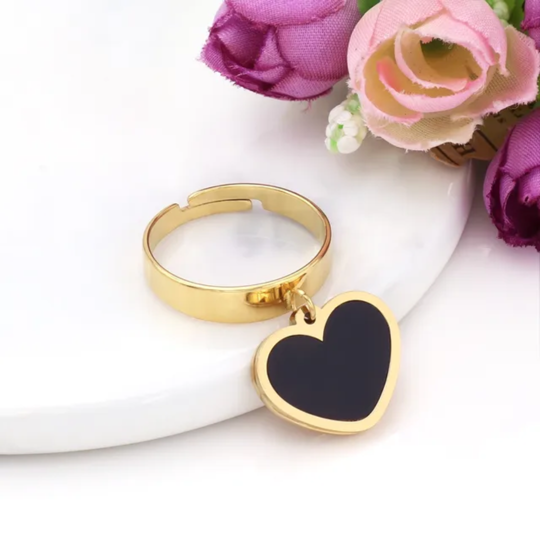 Tory Burch inspired Heart Shape Rings