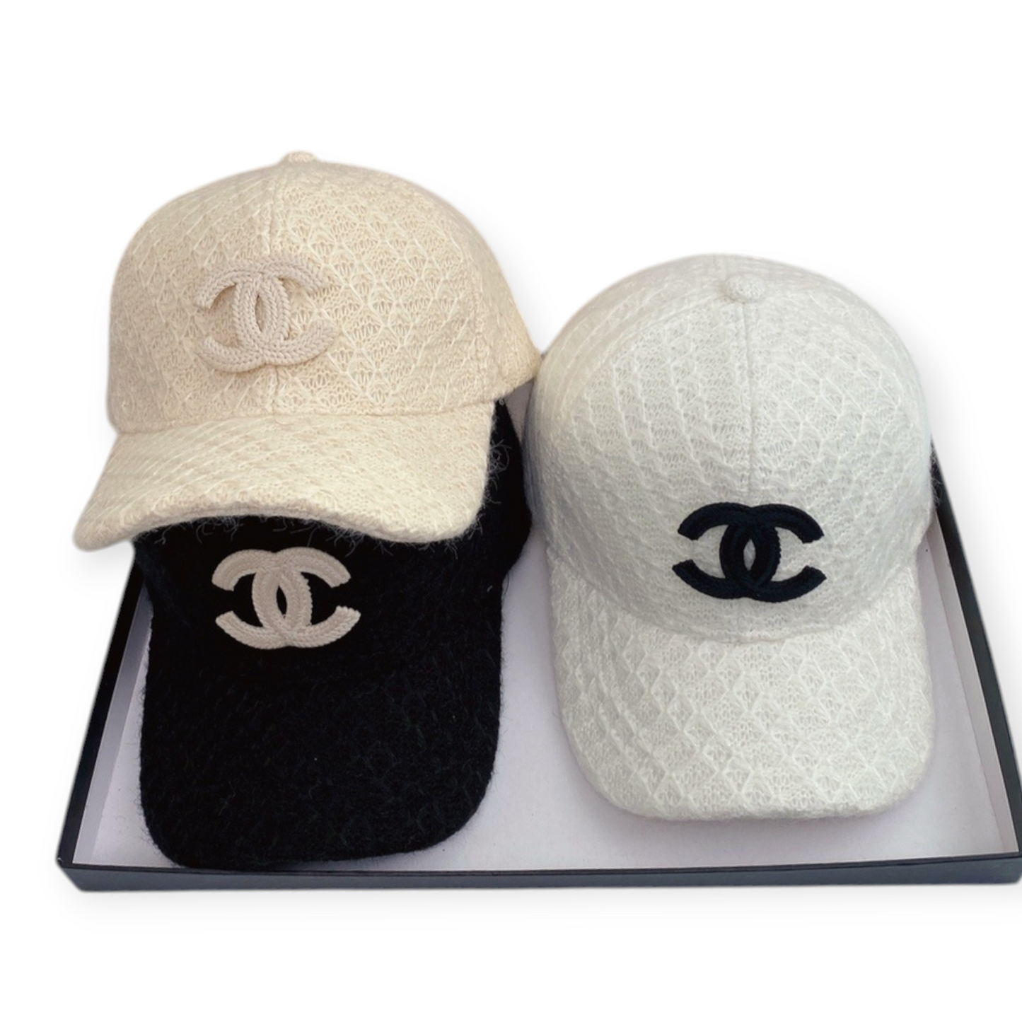 Chanel inspired baseball cap