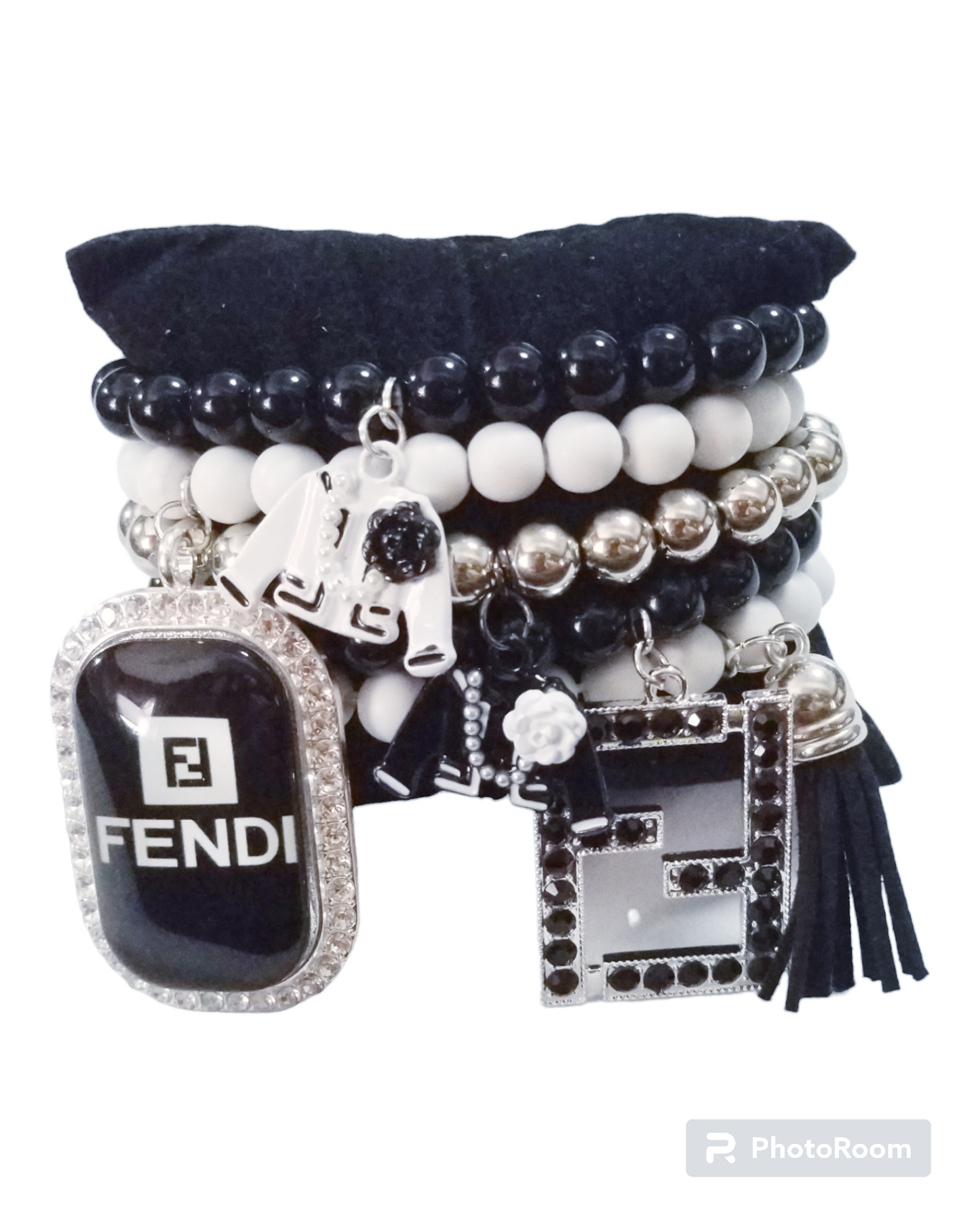 Custom made designer charm bracelet