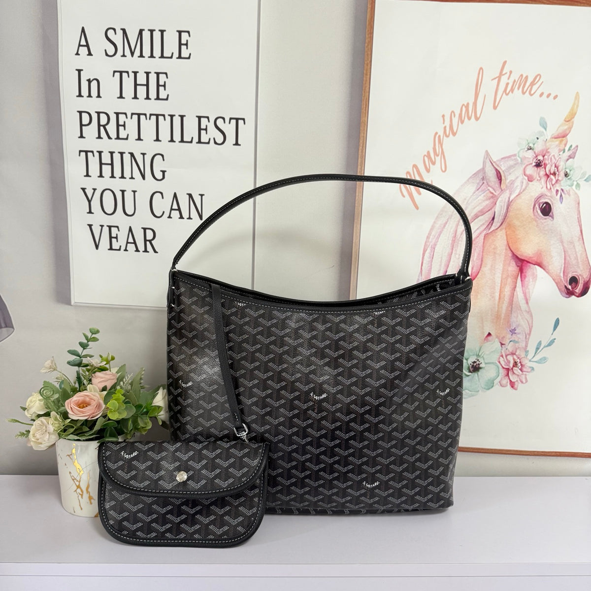 Goyard Inspired Handbag