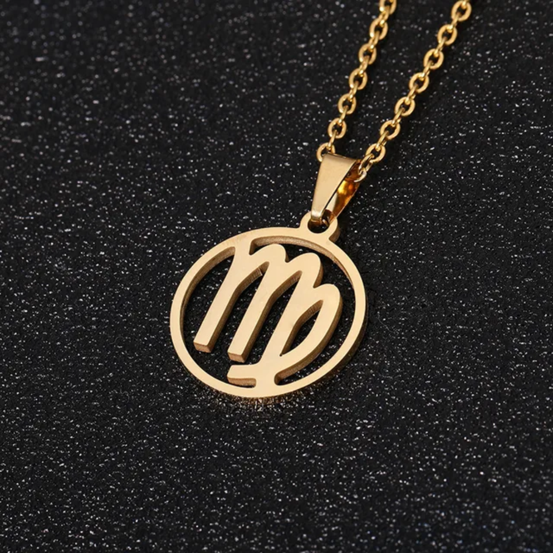 Gold Zodiac Sign Necklace