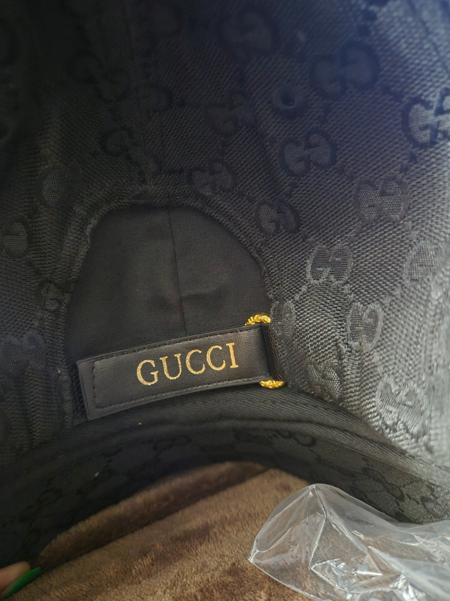 Gucci Designer Inspired Canvas Baseball Cap