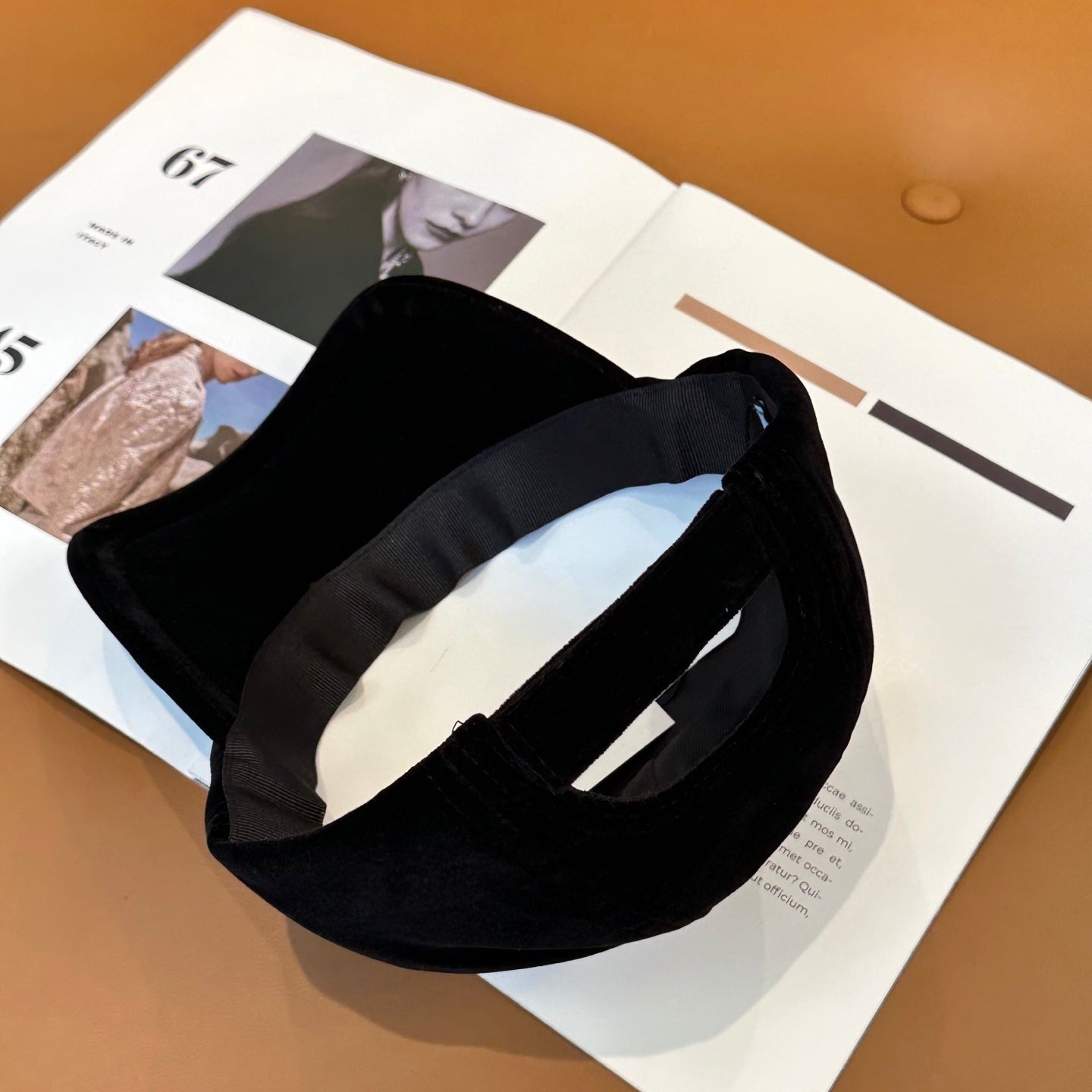 Prada Inspired velour baseball