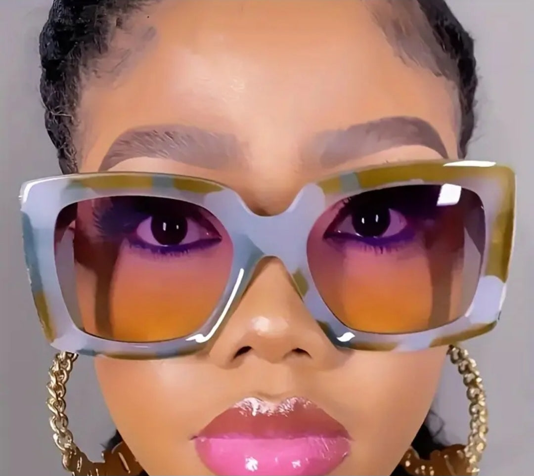 Camouflage Square Sunglasses