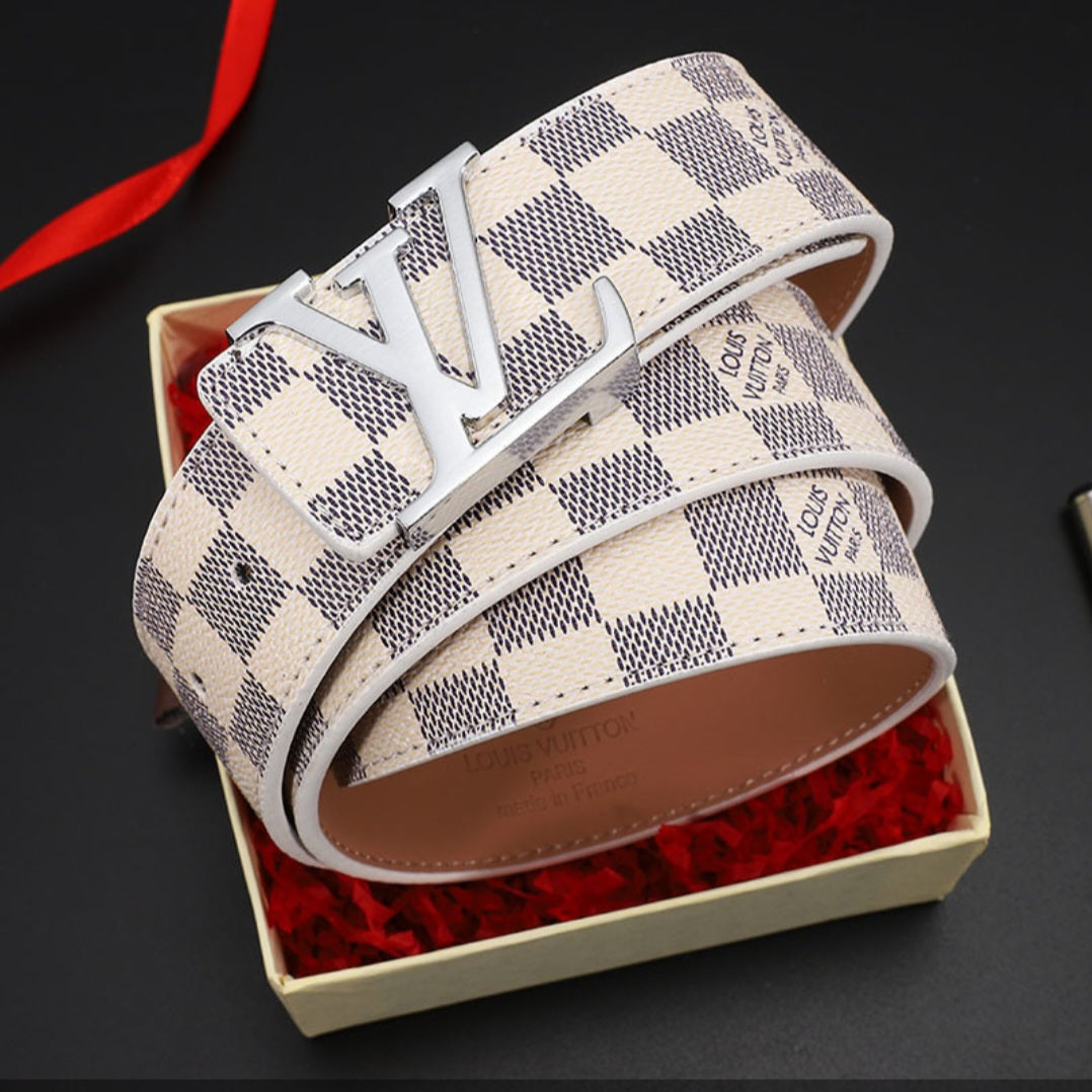LV Designer Inspired Belt