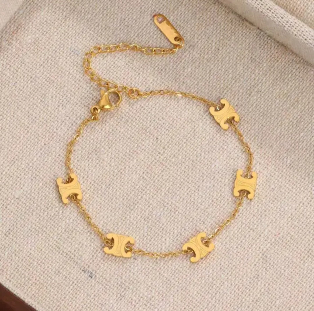 Celine inspired Necklace and bracelets