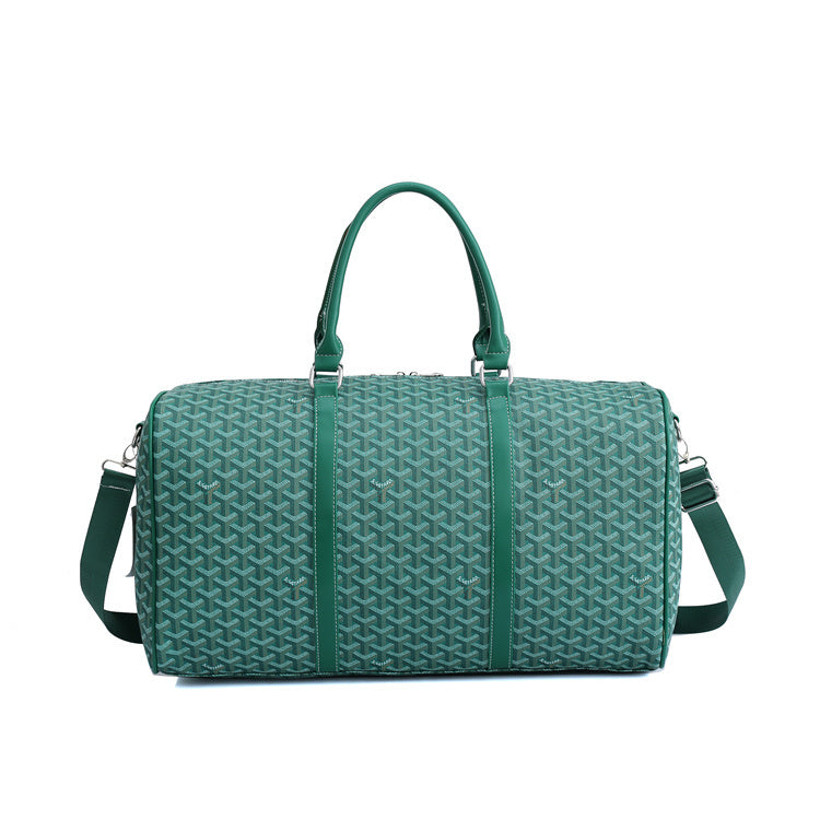 Goyard Inspired Duffle Bag