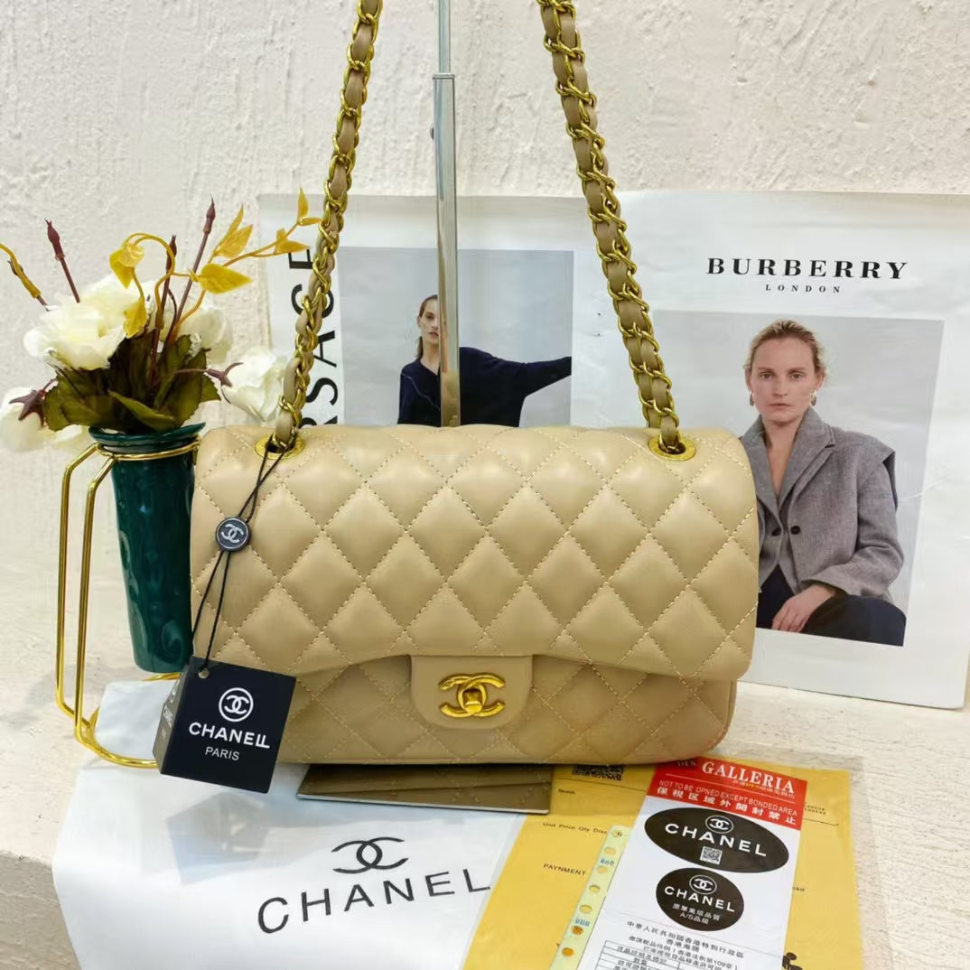 Chanel inspired quilted handbag