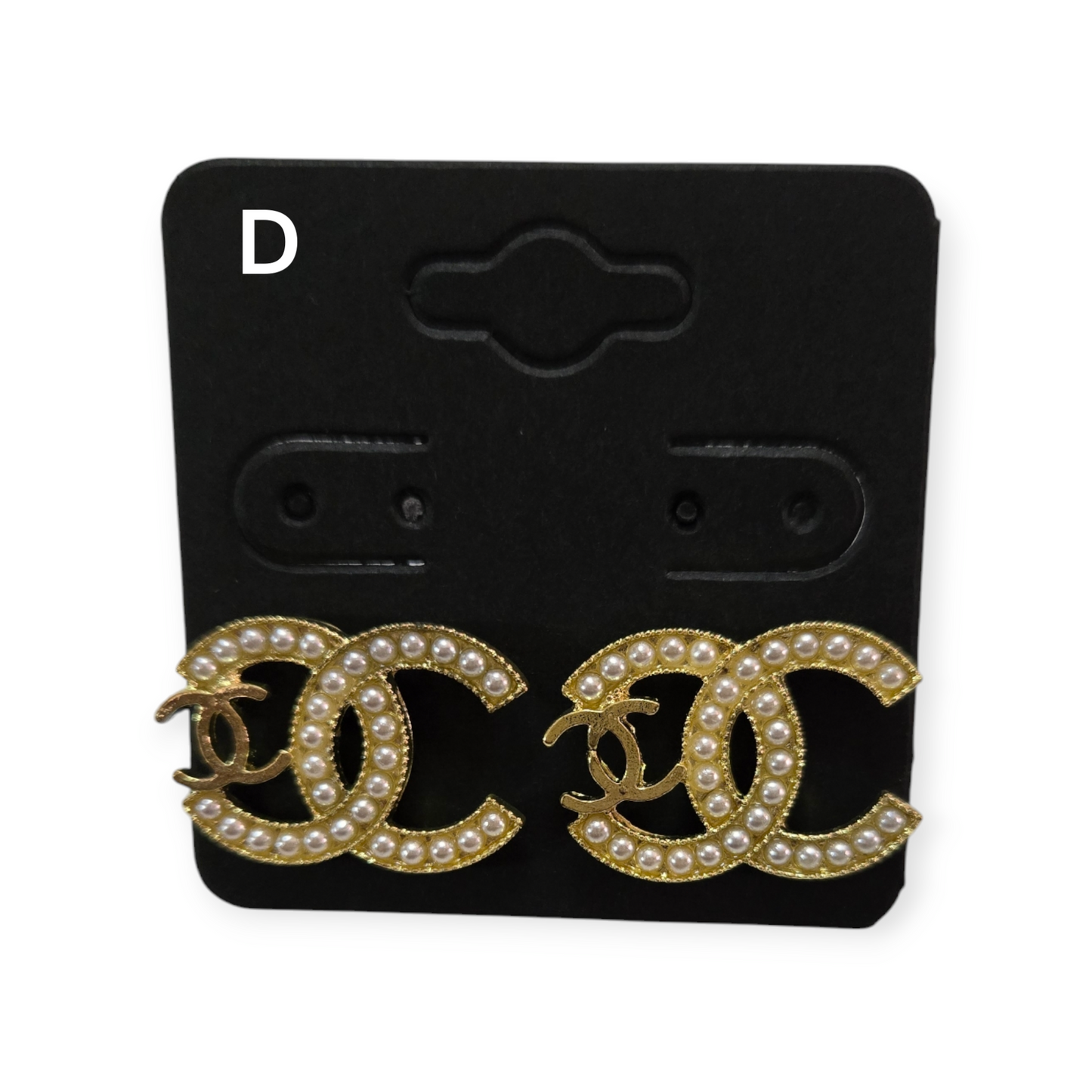 Chanel inspired earrings