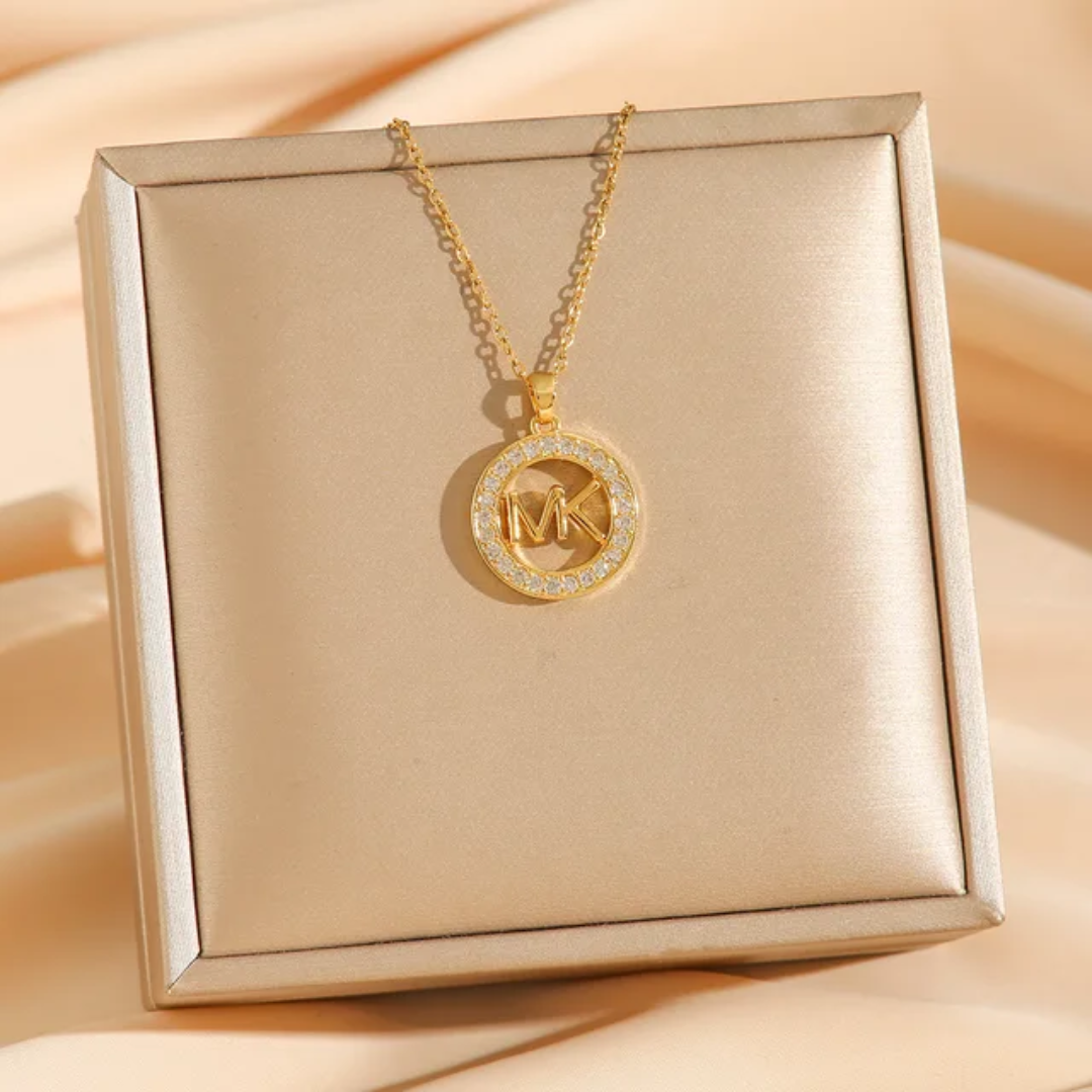 MK Designer Inspired Stainless Steel Necklace