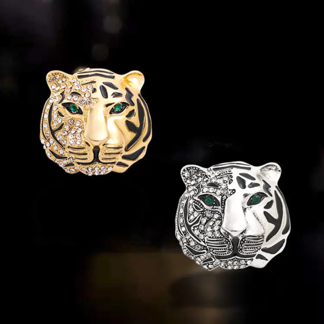 Tiger Brooches