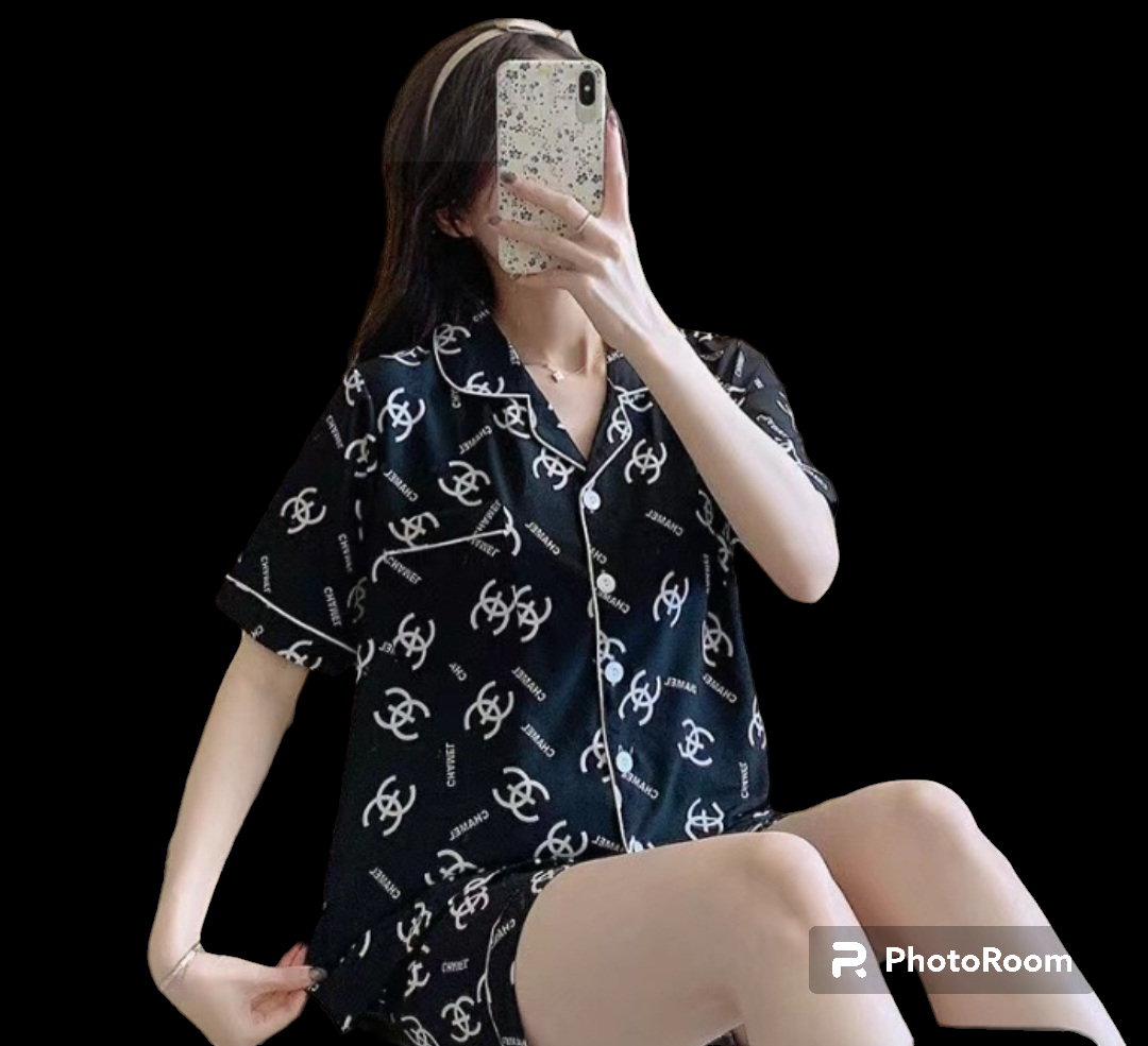 Designer inspired pajamas short set