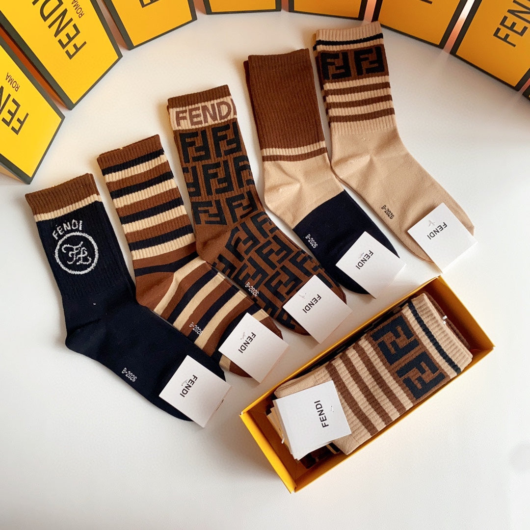 Fendi inspired Socks