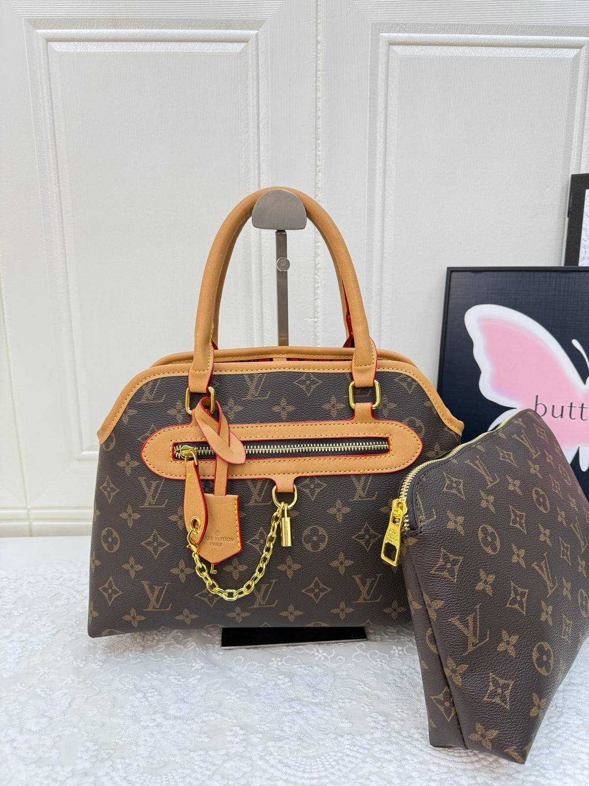 LV inspired Handbag