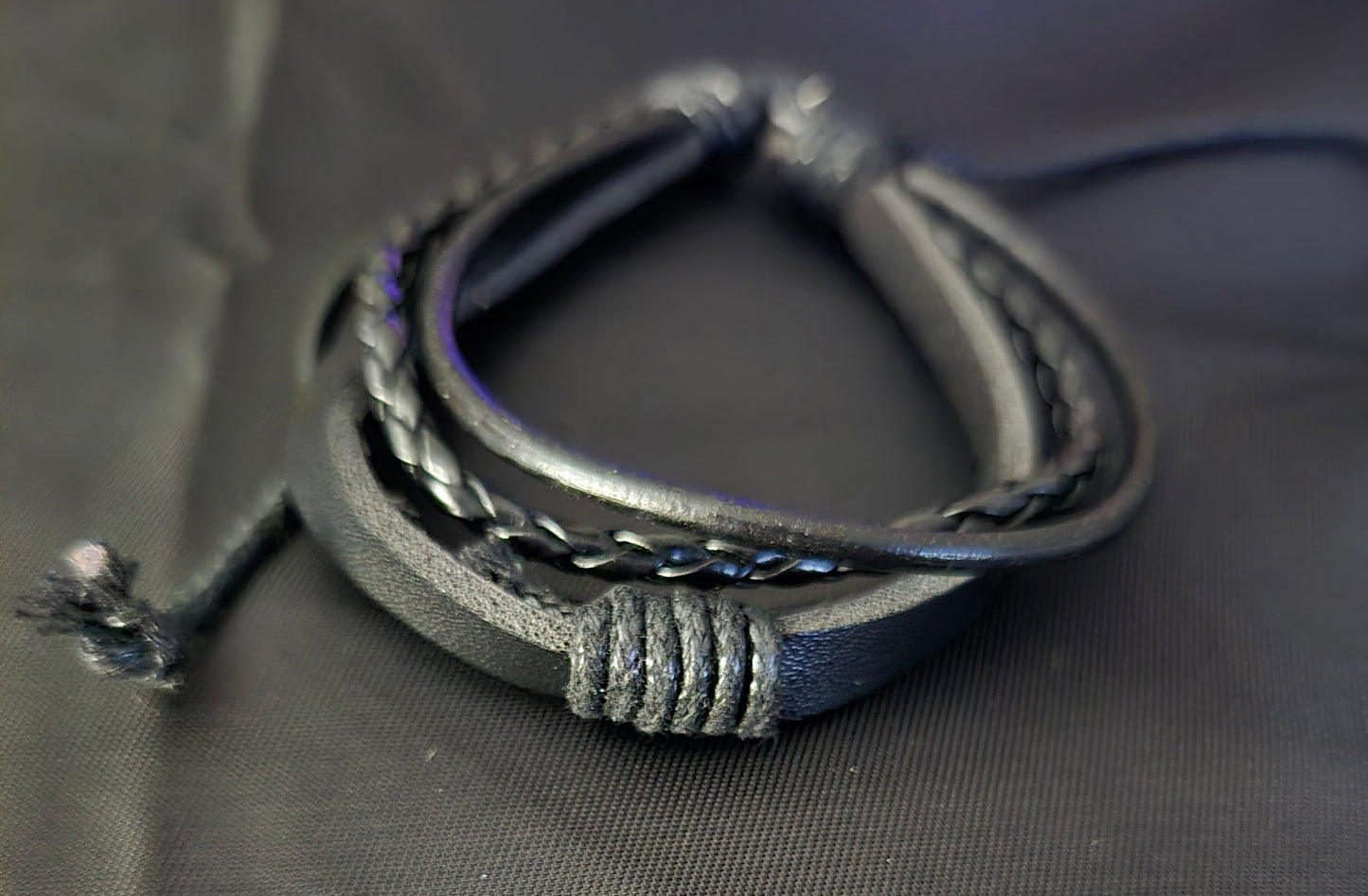 Men leather bracelet