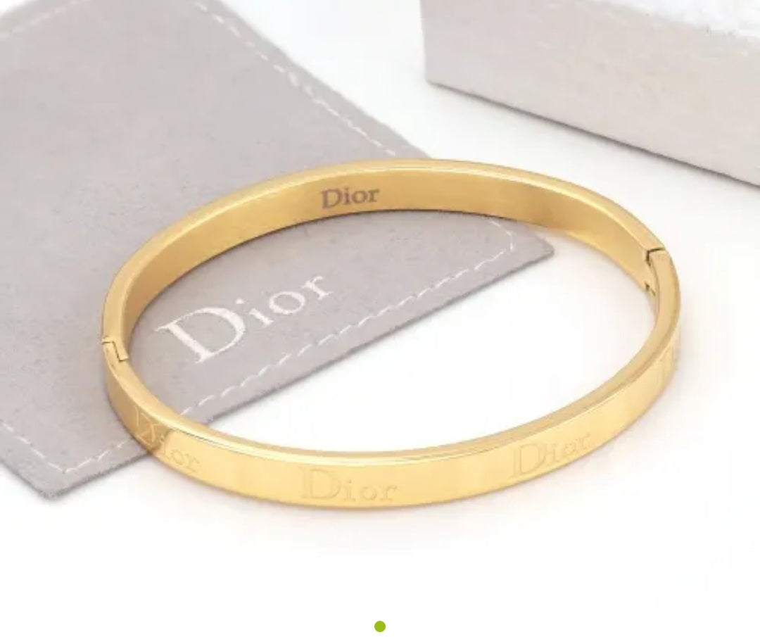 Christian Dior stainless bangles