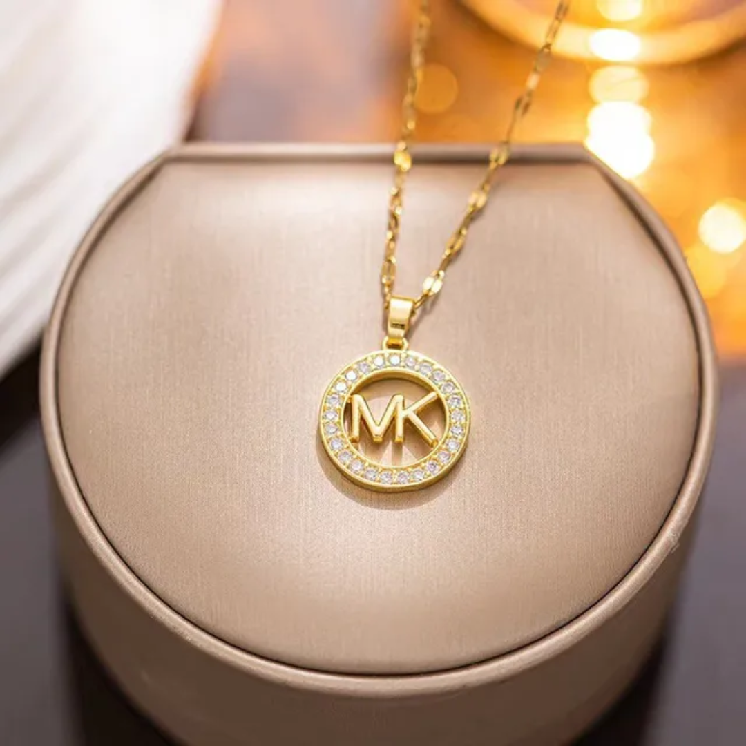 MK Designer Inspired Stainless Steel Necklace