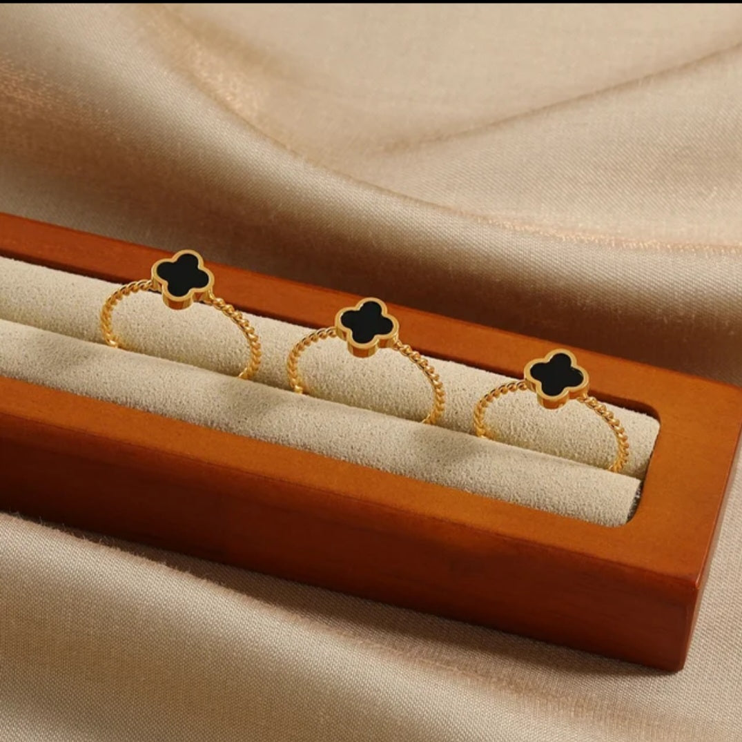 Fashion Statement Clover Rings