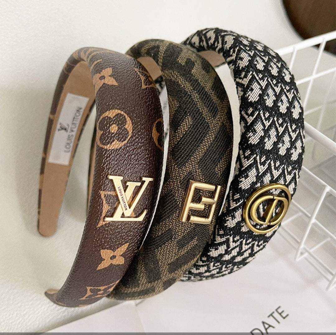 FD, CD,  LV Inspired Headband