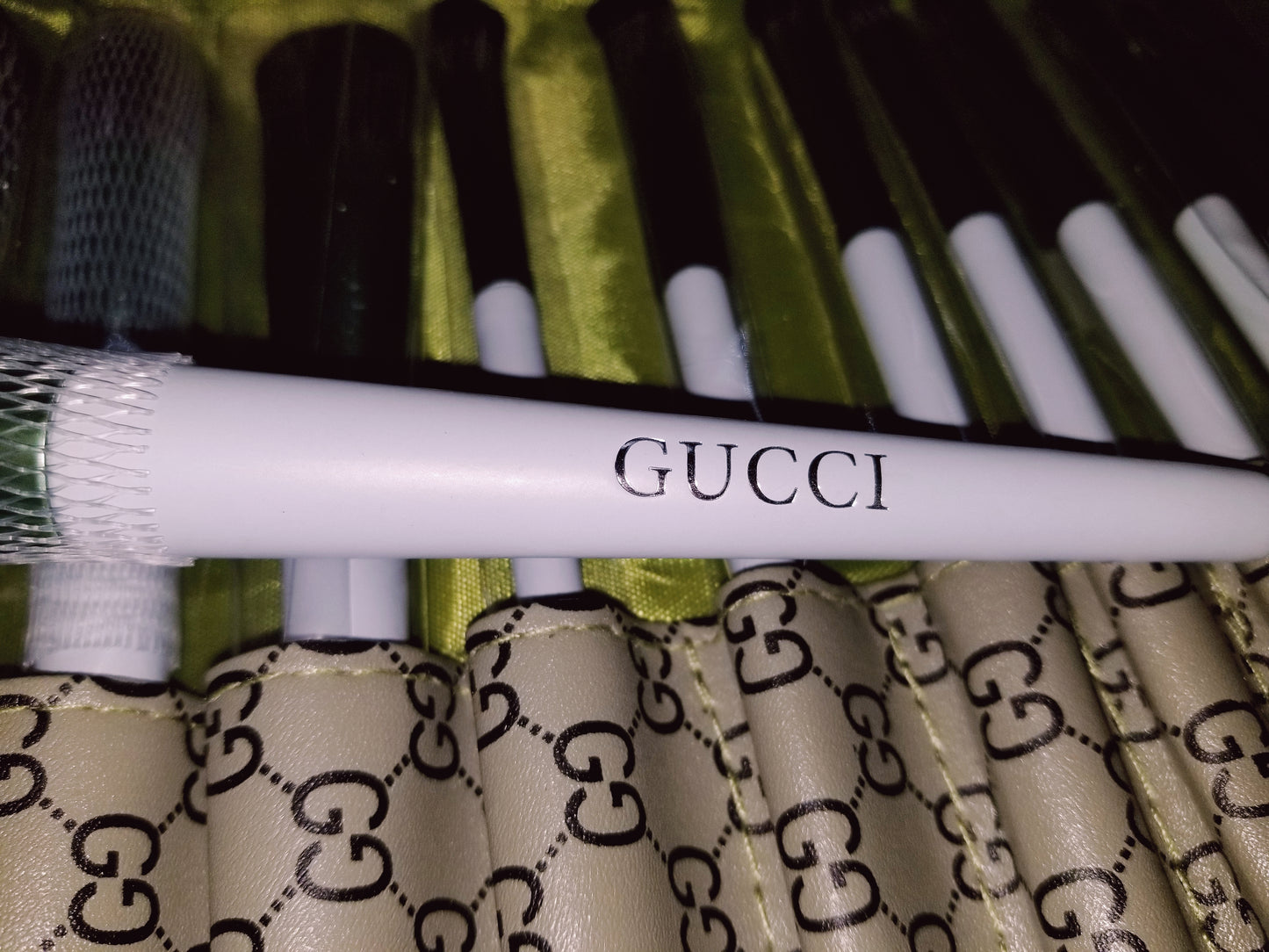 Gucci inspired makeup brush set