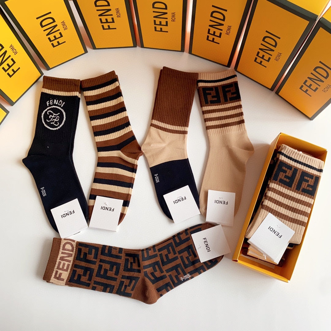 Fendi inspired Socks