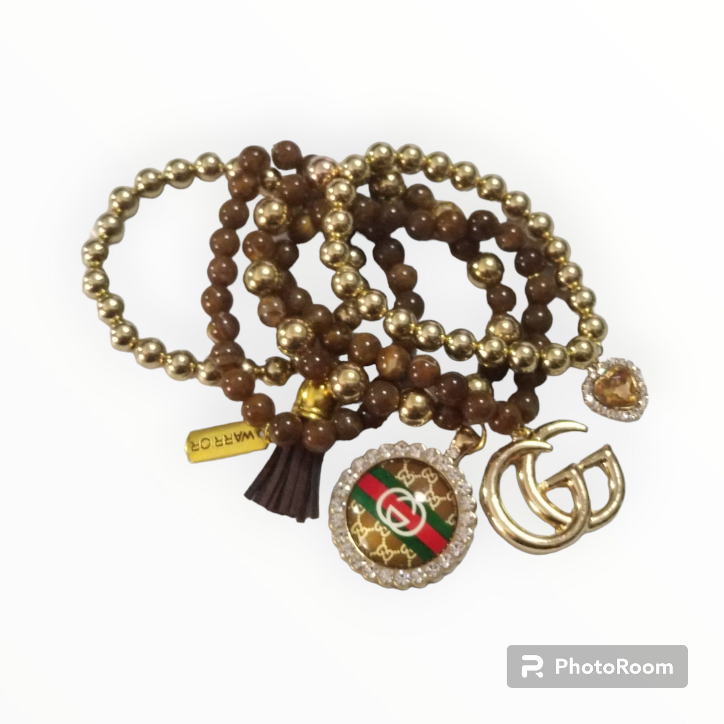 Custom luxury charm bracelet