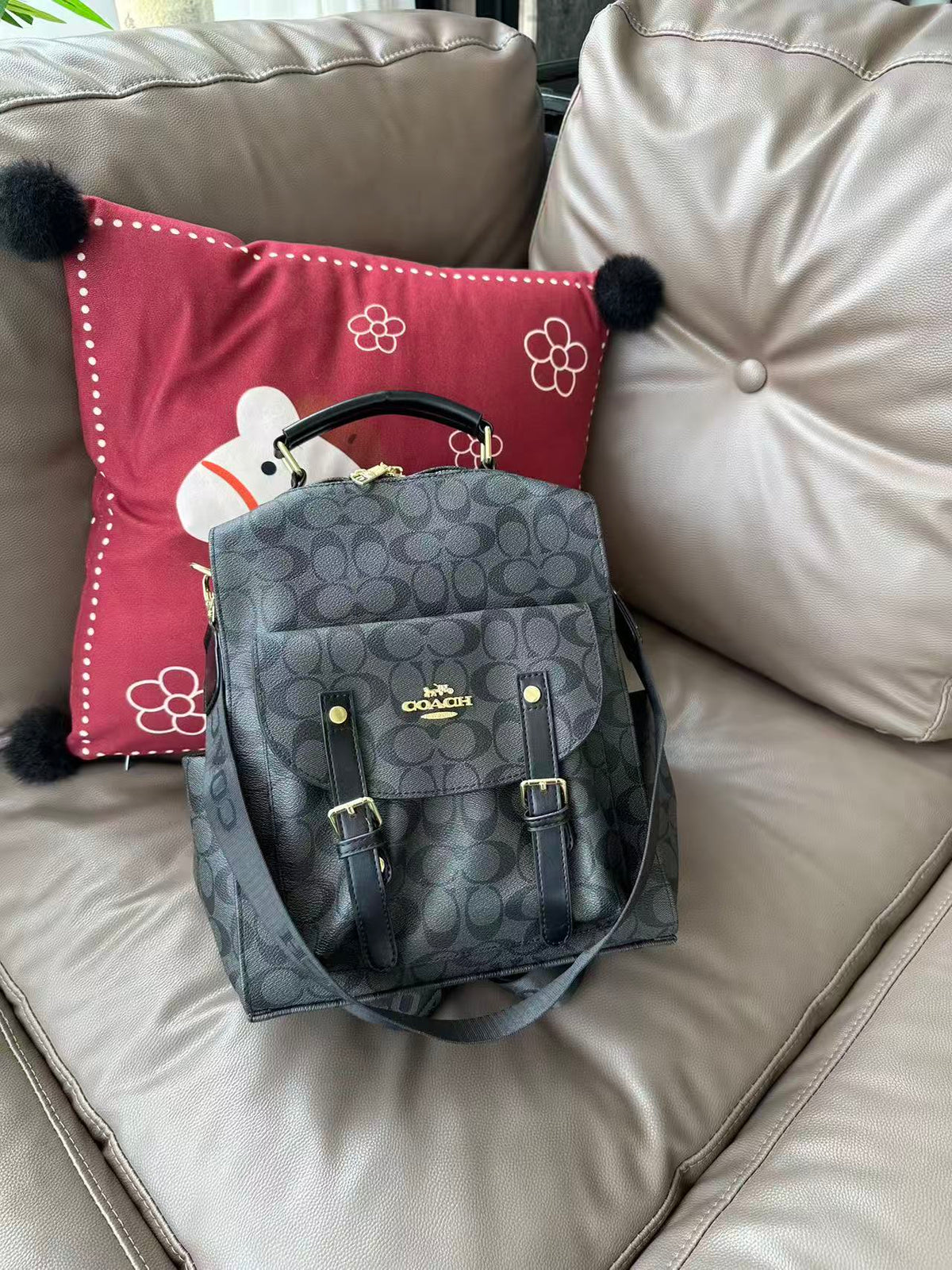 Coach inspired Backpack