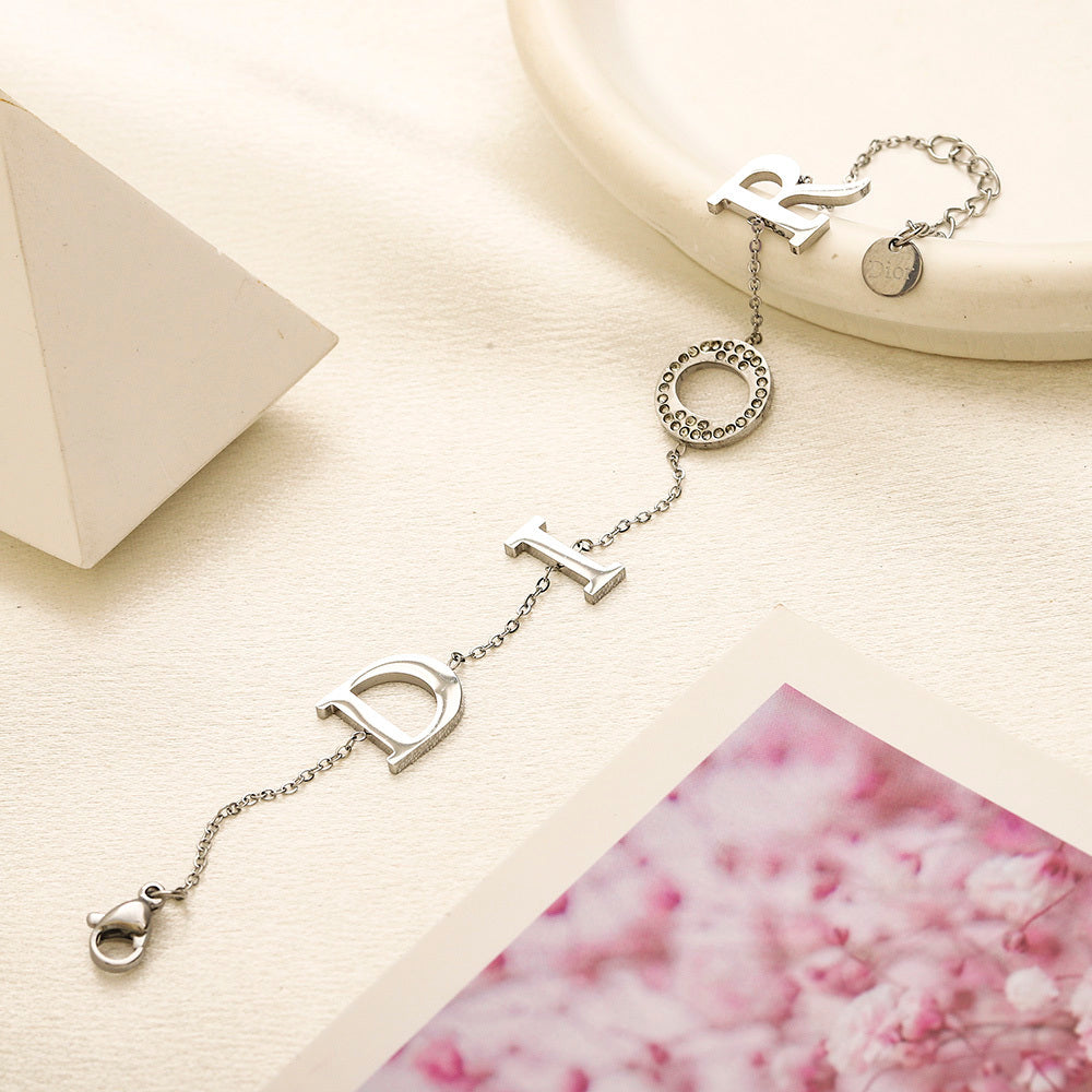 Christian Dior Inspired Necklace and Bracelet