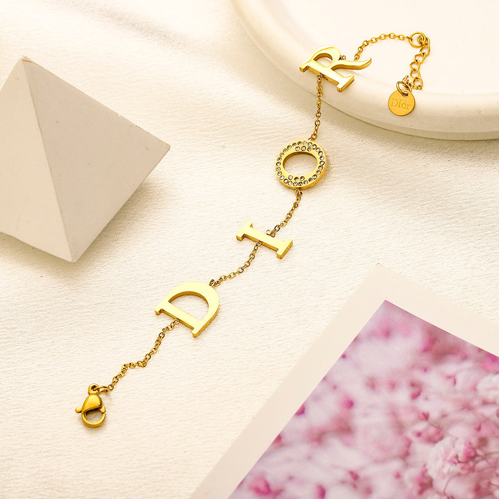 Christian Dior Inspired Necklace and Bracelet