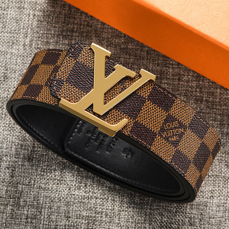 LV Damier Ebene Designer Inspired Belt