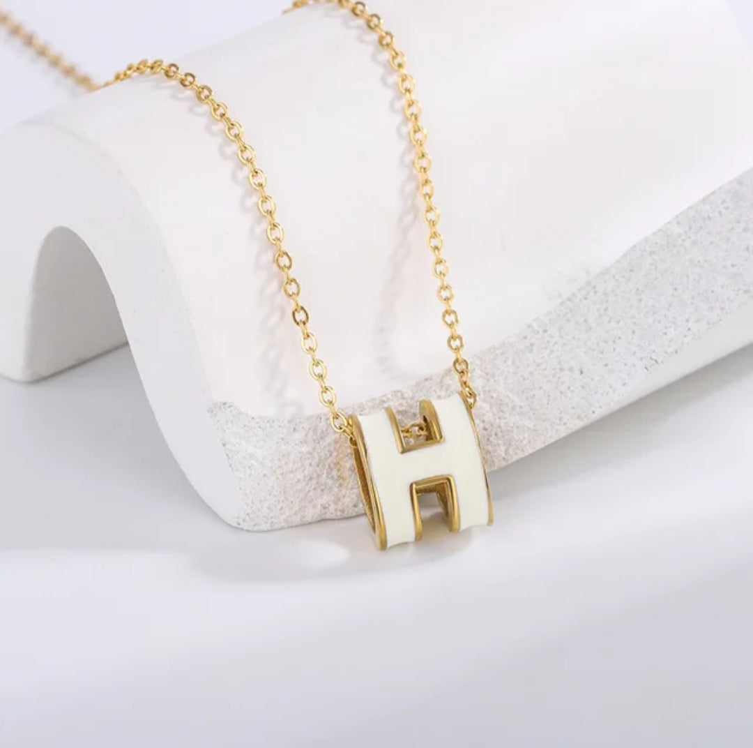 Luxury inspired Hermès necklace