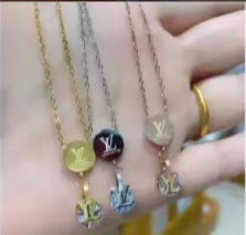 LV Designer Inspired Necklace