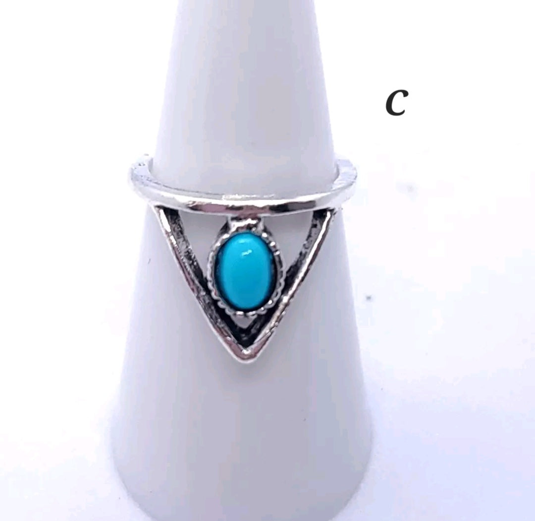 Inspire Turquoise Vintage Rings