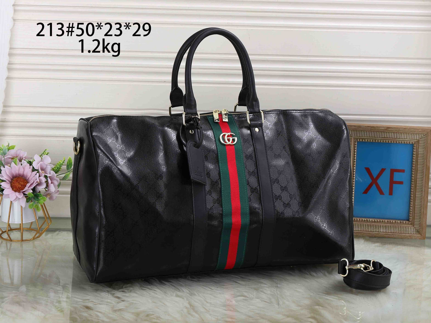 Gucci inspired Duffle Bag