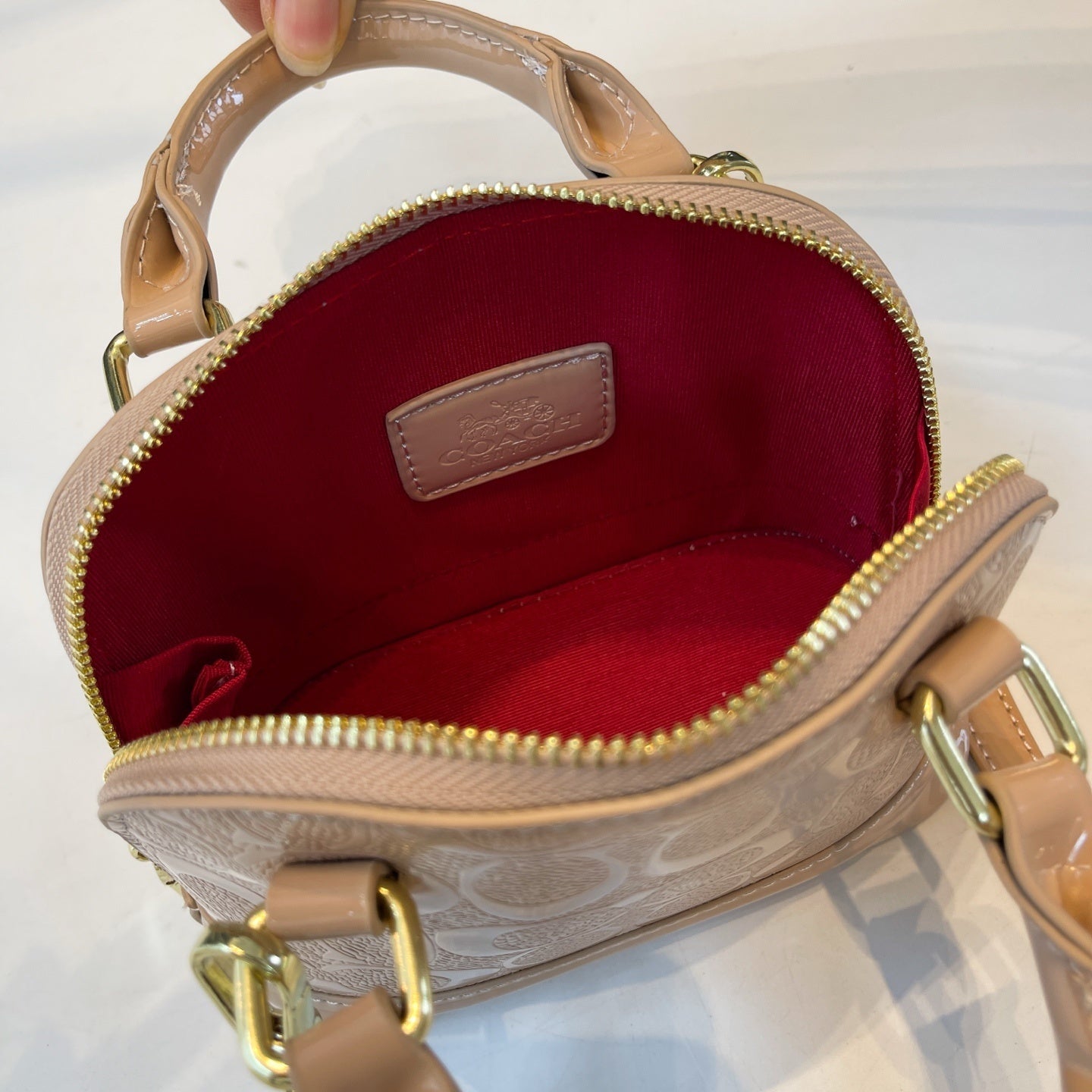 Coach inspired mini handbag