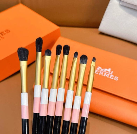 Luxury inspired 12pc makeup brush set