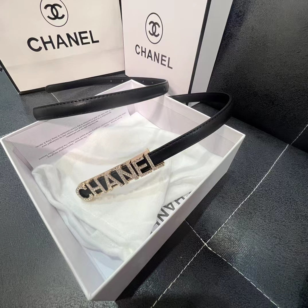 Chanel inspired jewel belt