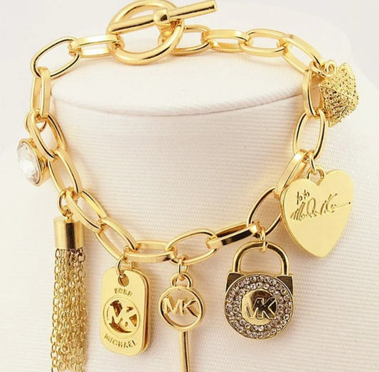 Michael kors inspired charm bracelet