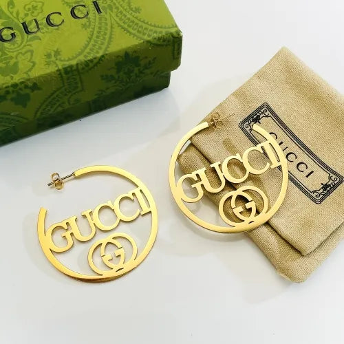 Gucci inspired Hoop Earrings