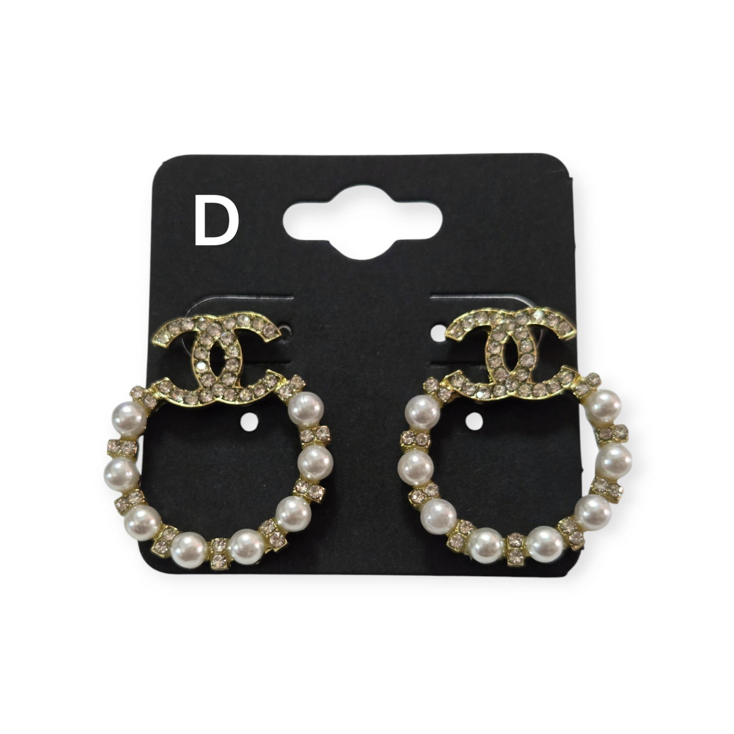 Chanel inspired earrings