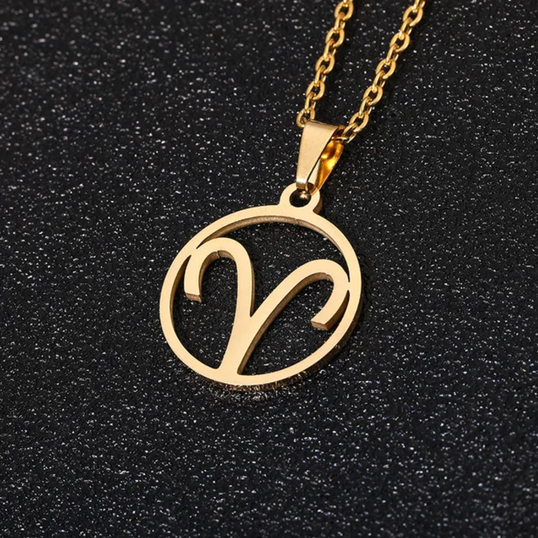 Gold Zodiac Sign Necklace