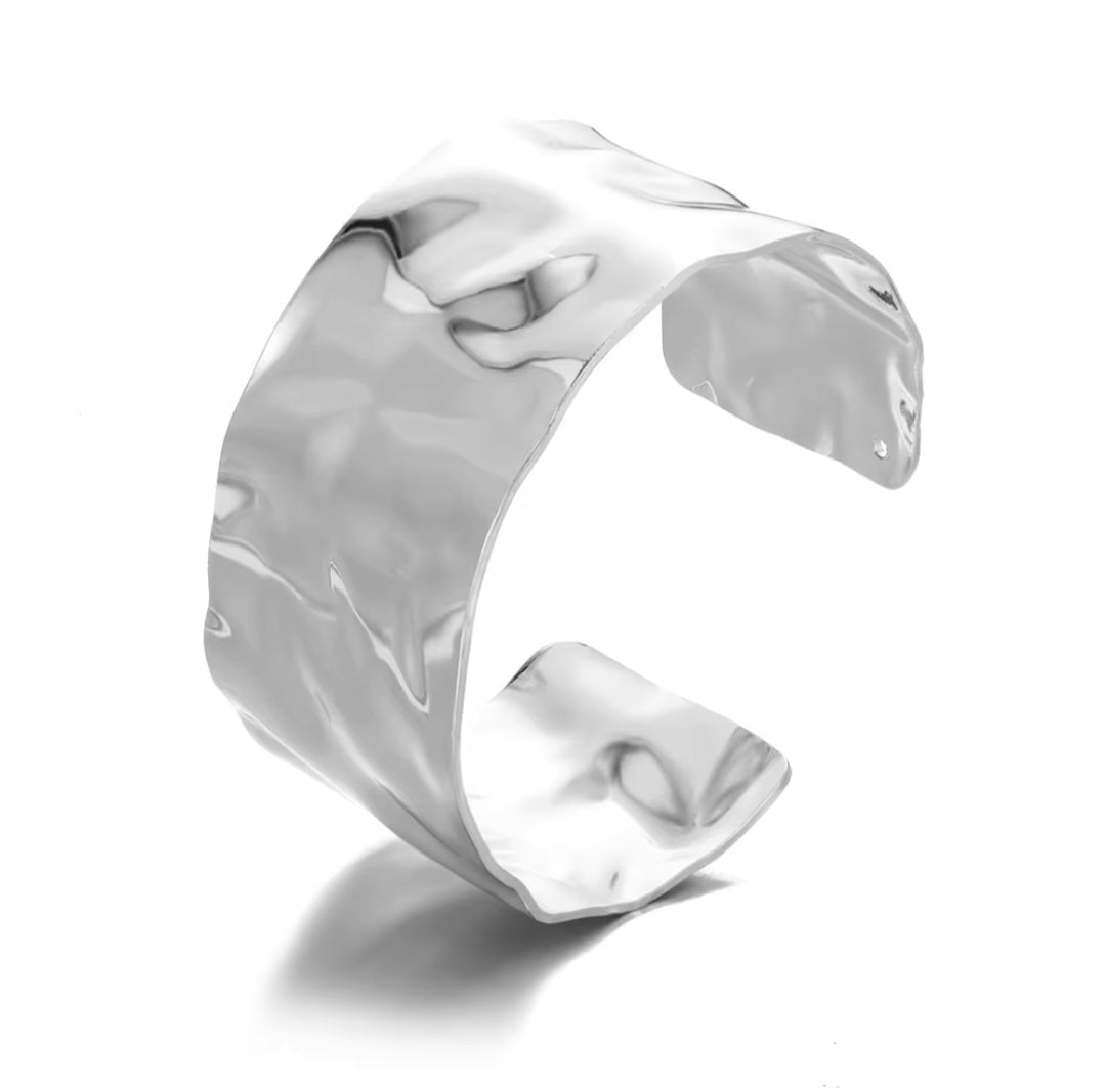 Stainless Steel Crush Cuff Bracelets