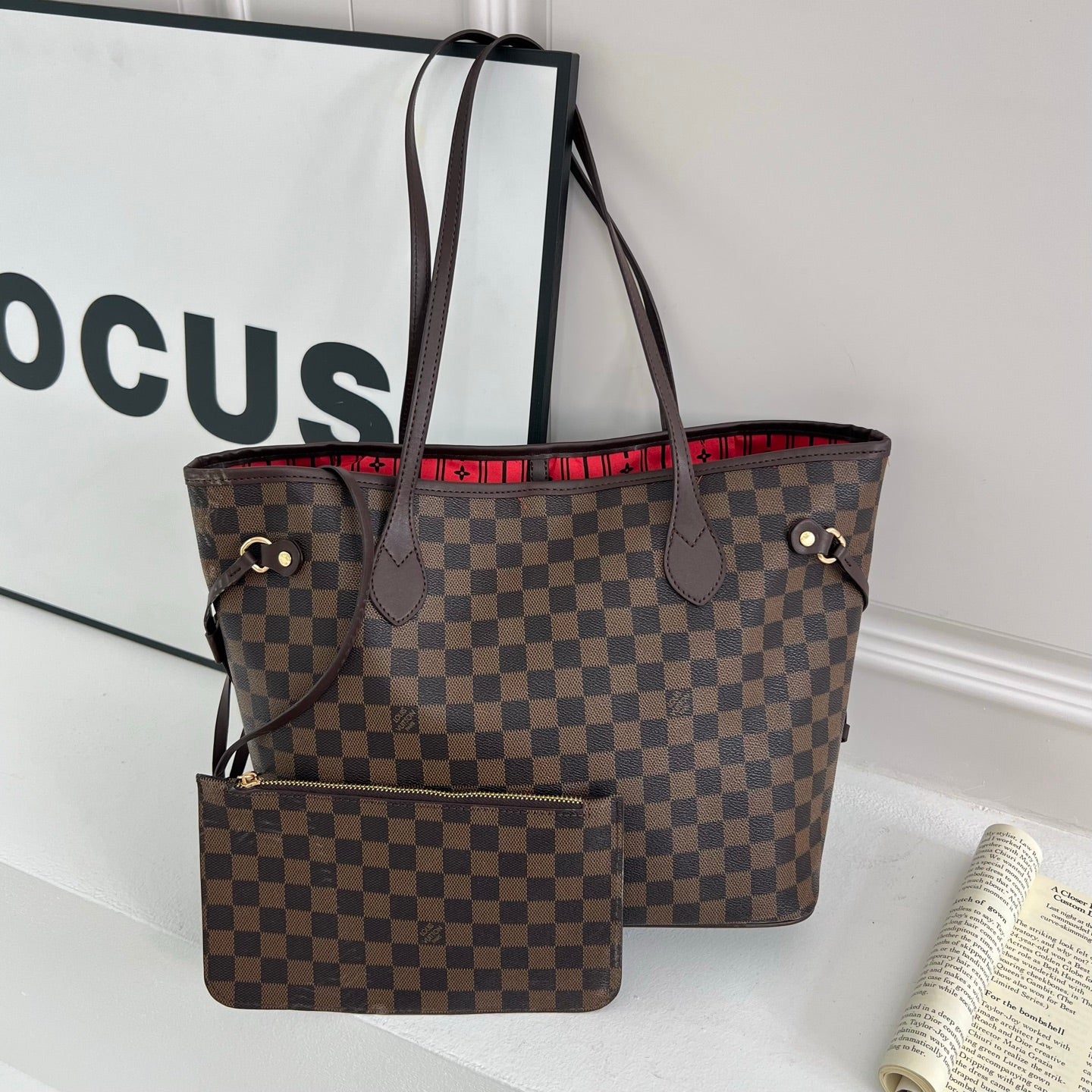 LV inspired Totebag