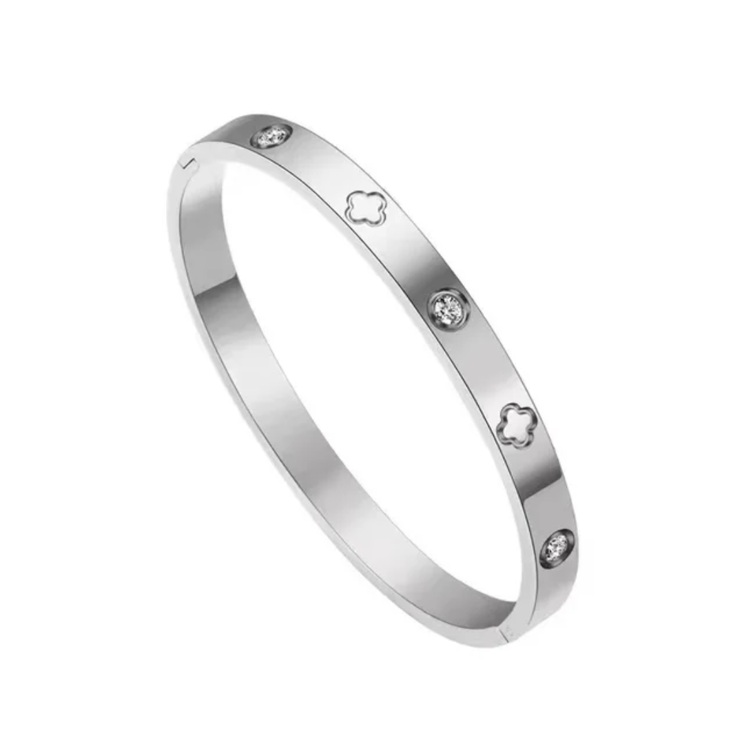 Van Cleef inspired Clover Bangles